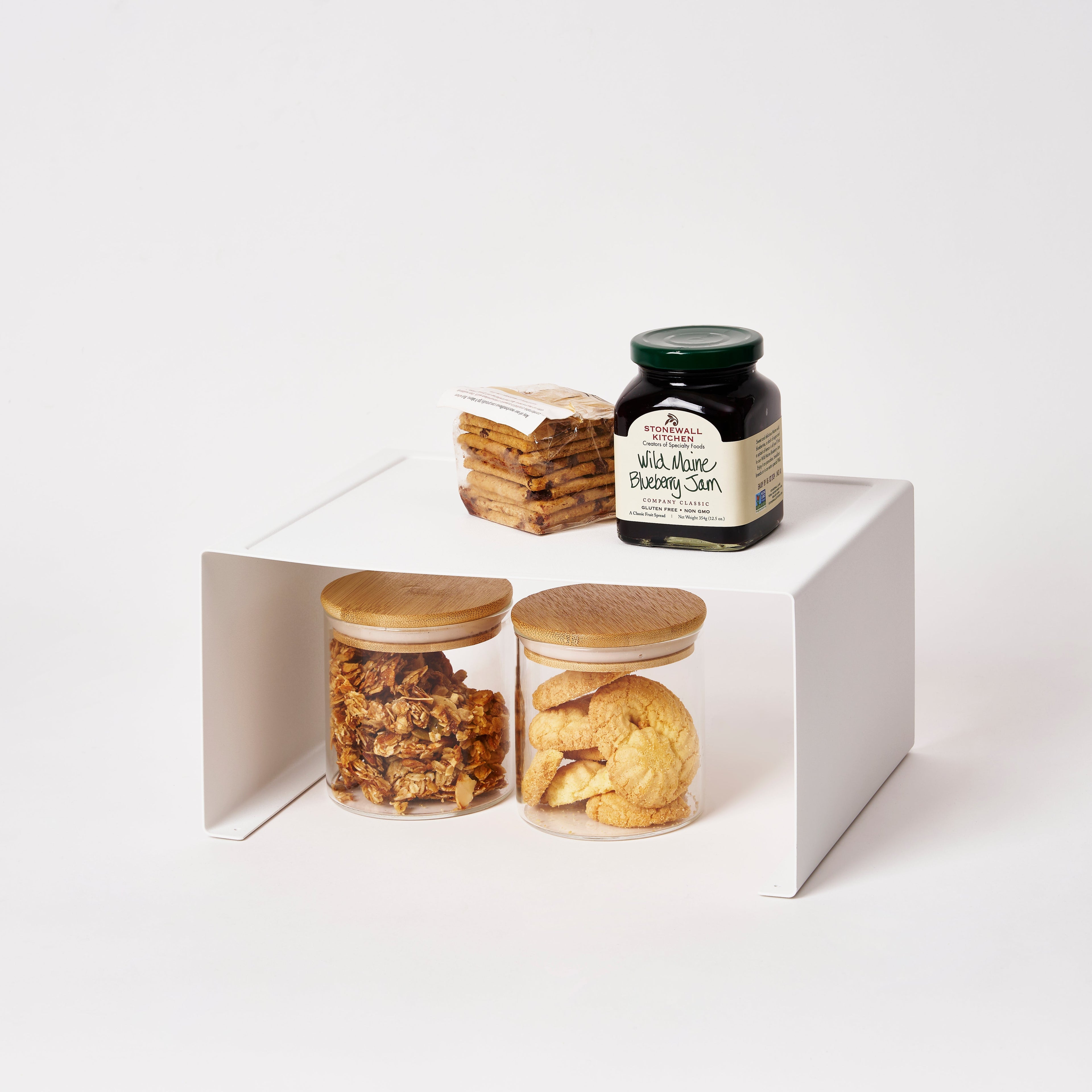 Stackable Countertop Shelf - Two Sizes - Steel