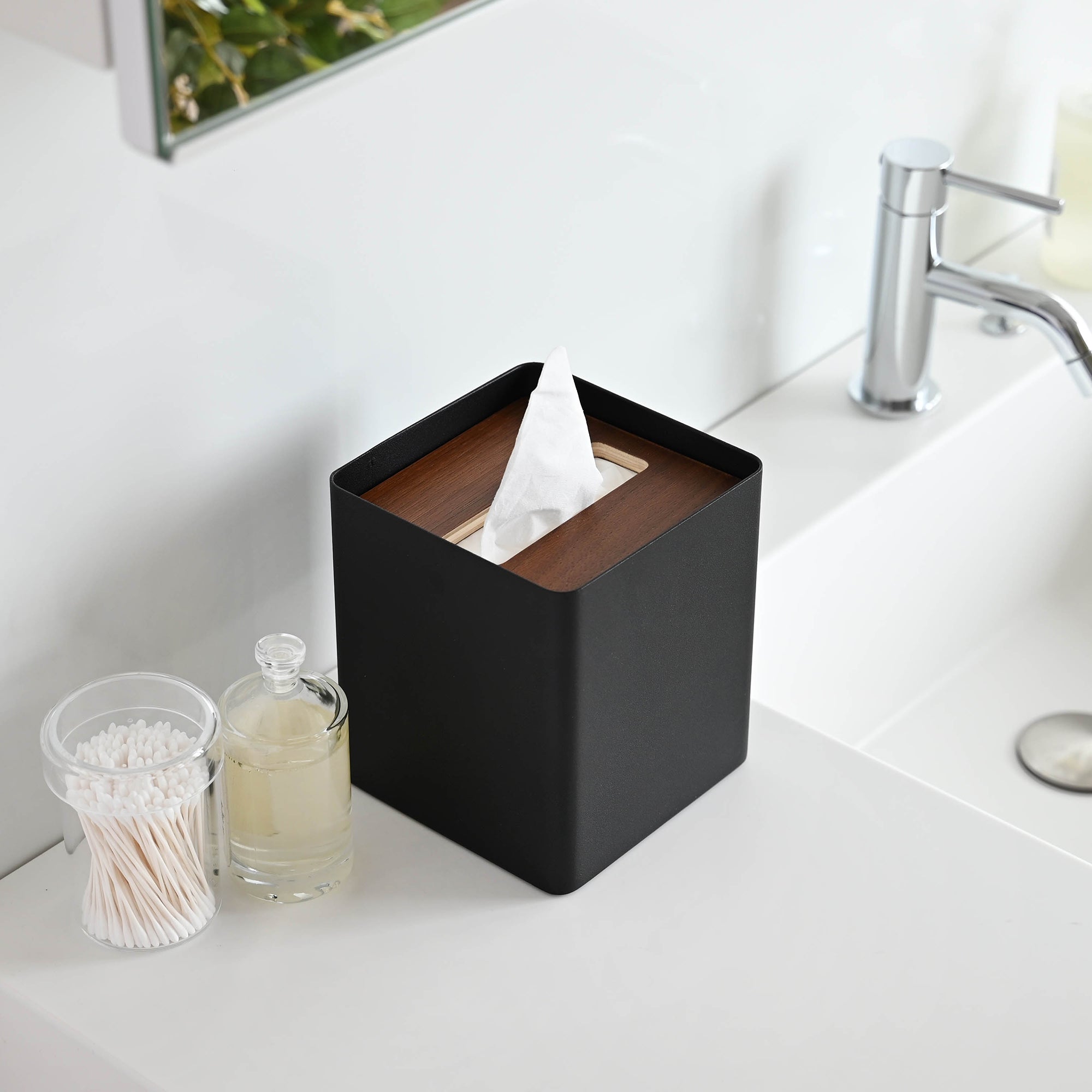 Tissue Box Cover - Square - Steel