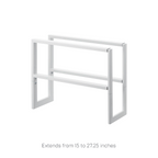 Two-Tier Expandable Shoe Rack (12 H)  - Steel