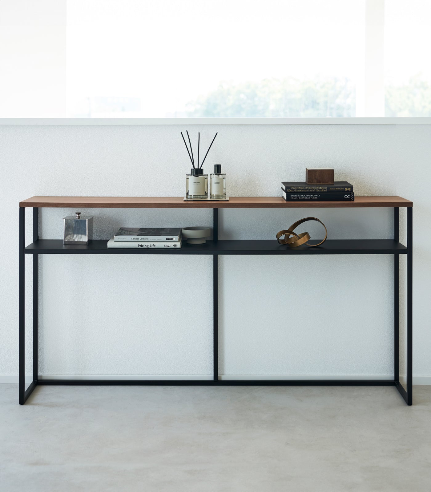 Long Console Table - Steel