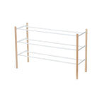 Expandable Shoe Rack (18 H)  - Steel + Wood