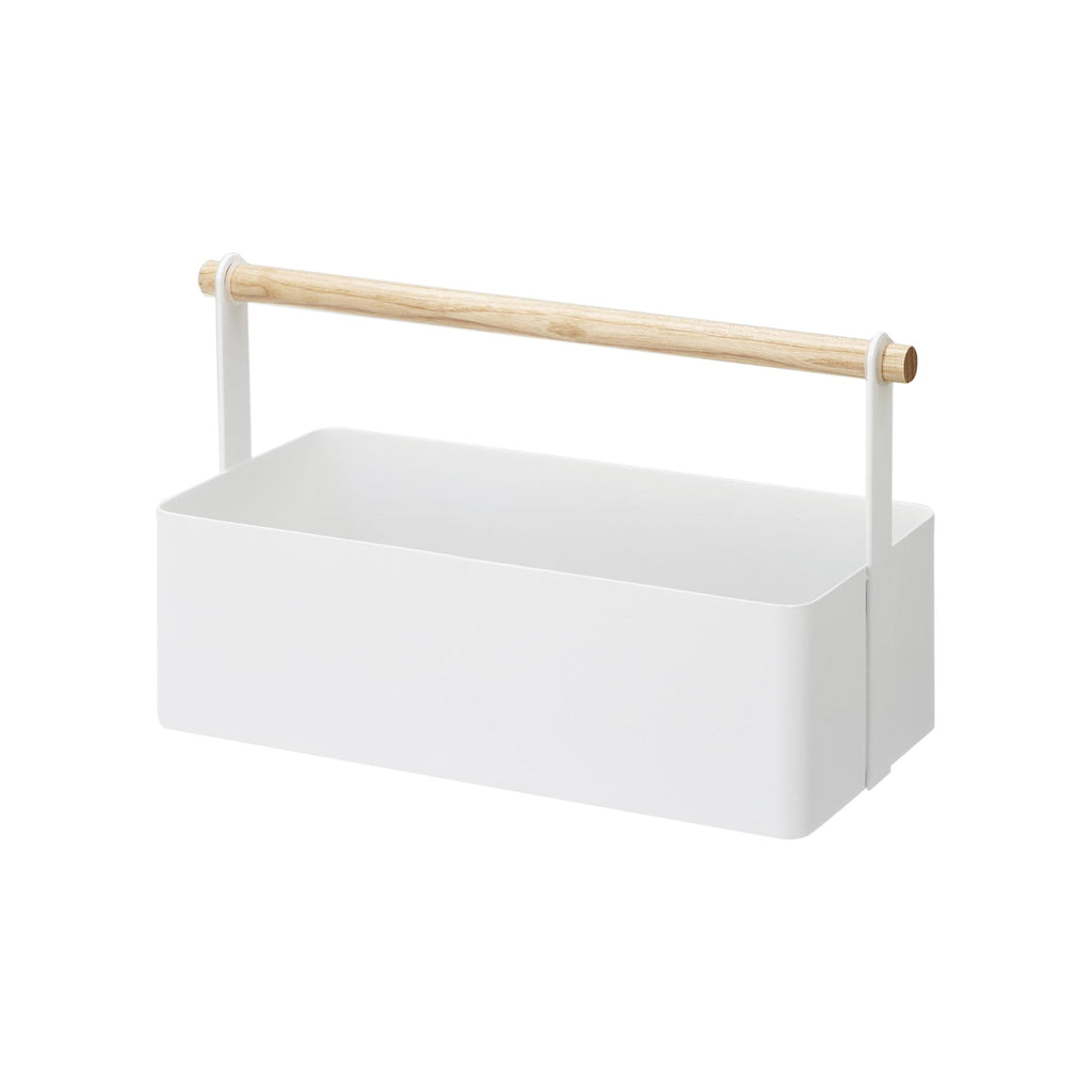 Storage Caddy - Large - Steel + Wood
