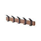 Wall-Mounted Coat Rack - Steel + Wood