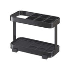 Toothbrush + Toothpaste Stand - Steel