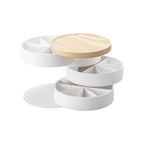 Stacked Jewelry Organizer - Sectioned