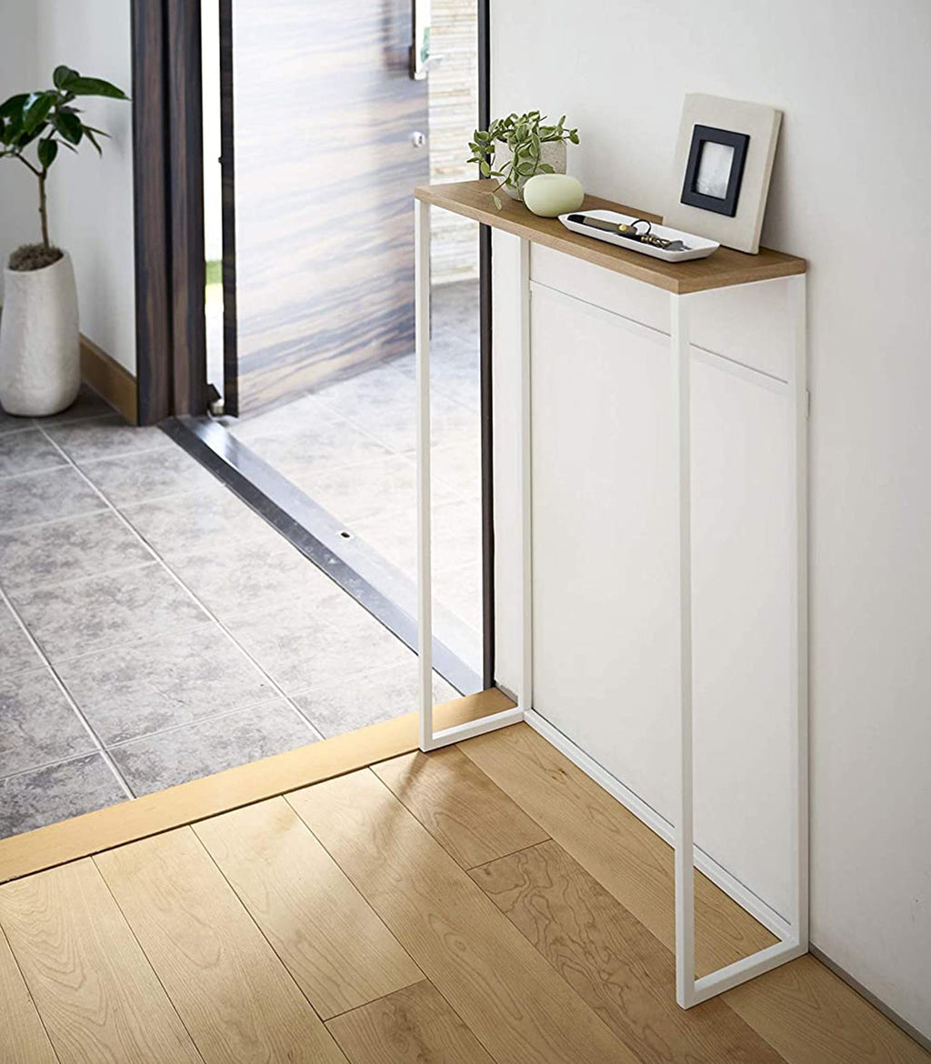 Narrow Entryway Console Table (32 H)  - Steel