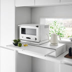 Countertop Drawer with Pull-Out Shelf - Wide - Steel