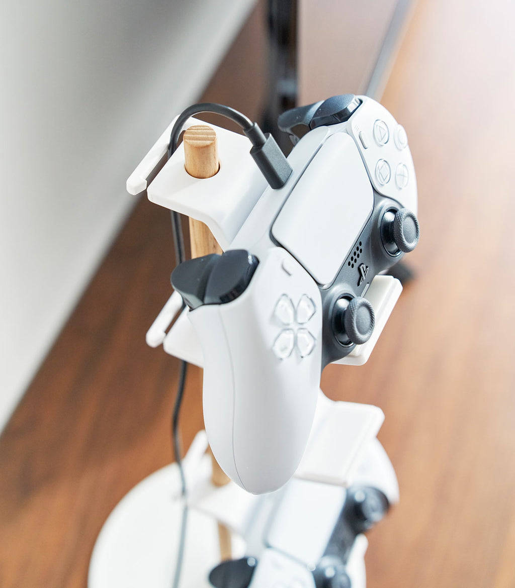 Controller Stand - Steel + Wood