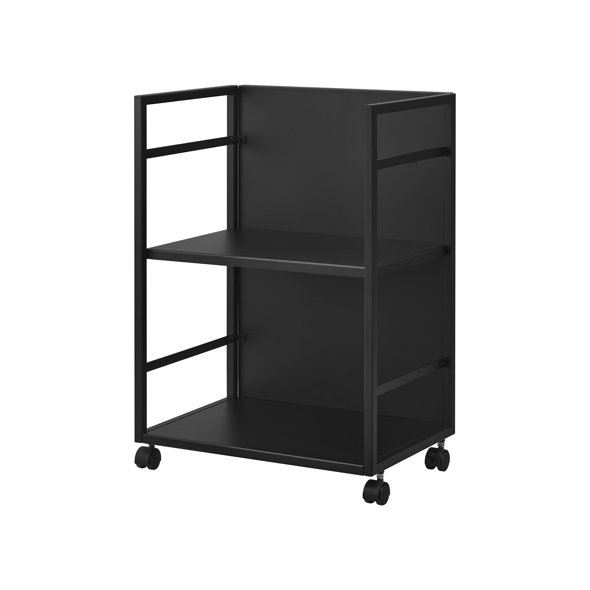 Two-Tier Hideaway Storage Cart (24 H)  - Steel