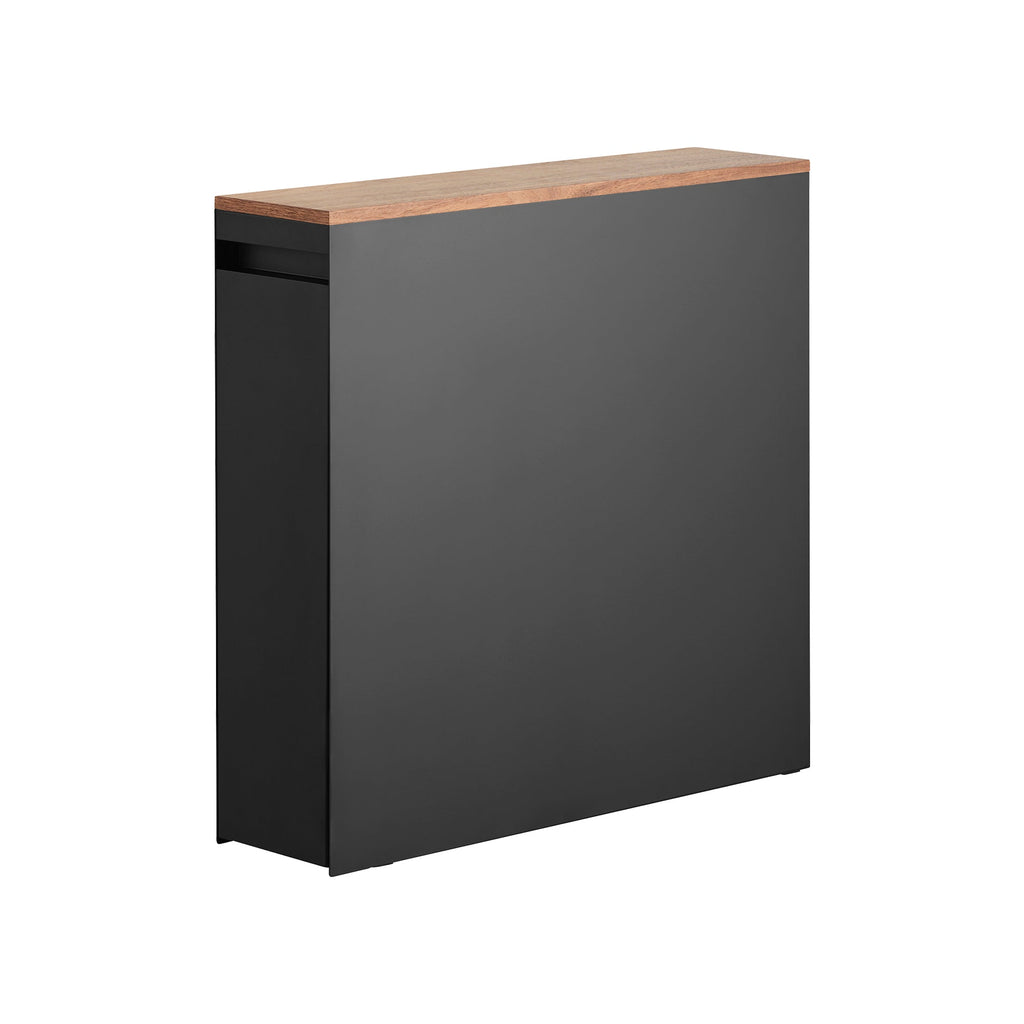 Pull-Out Bathroom Storage Cabinet - Steel + Wood