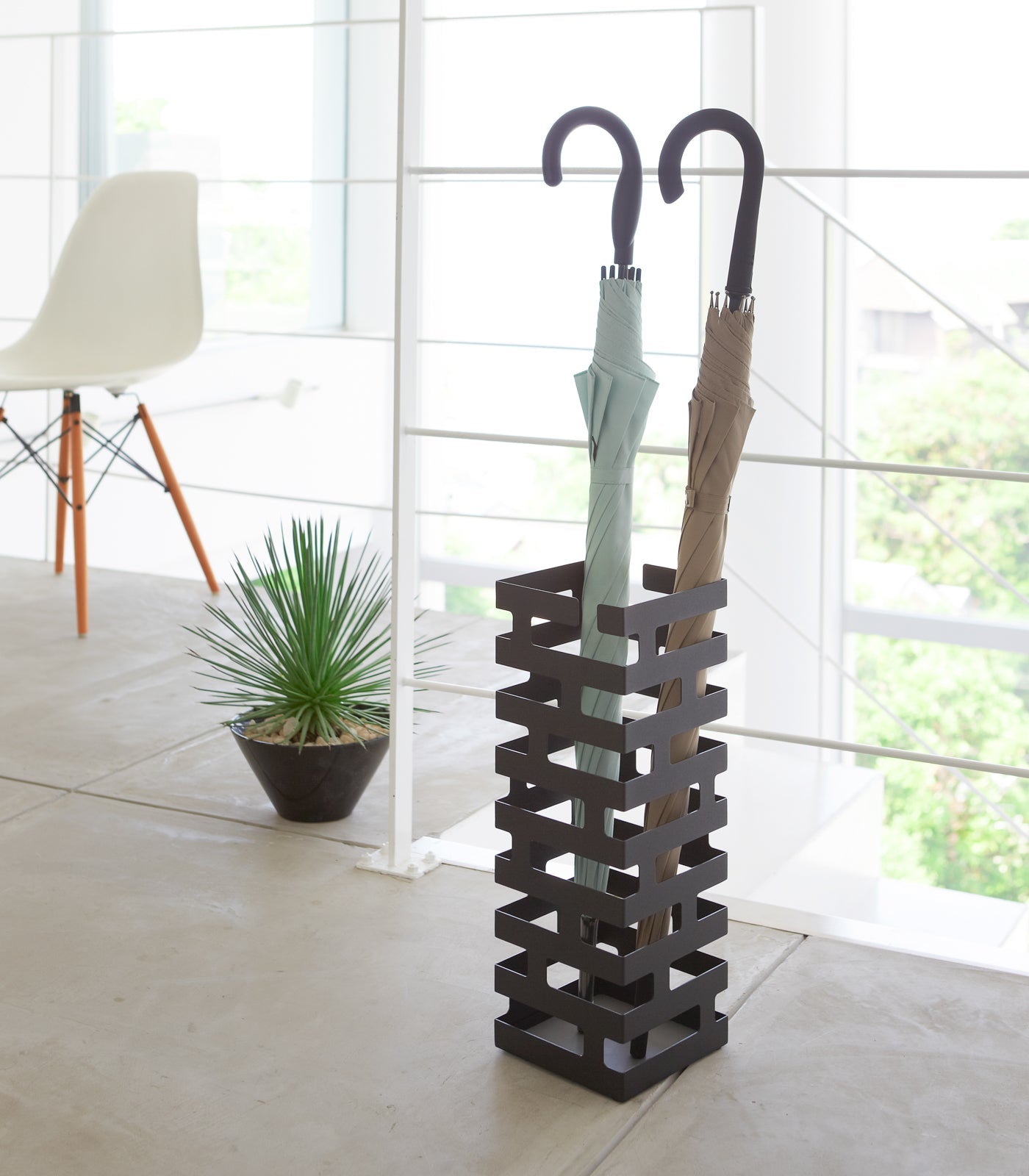 Umbrella Stand - Square - Steel