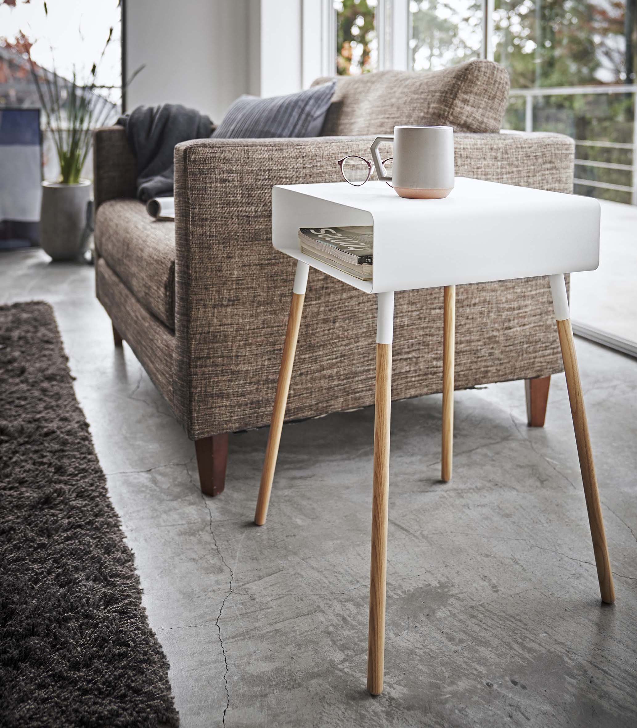 Storage Table - Tall (23 H)  - Steel + Wood