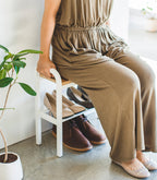 Shoe Organizer & Bench (18 H)  - Steel + Wood