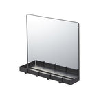 Magnetic Mirror with Storage Rack - Glass