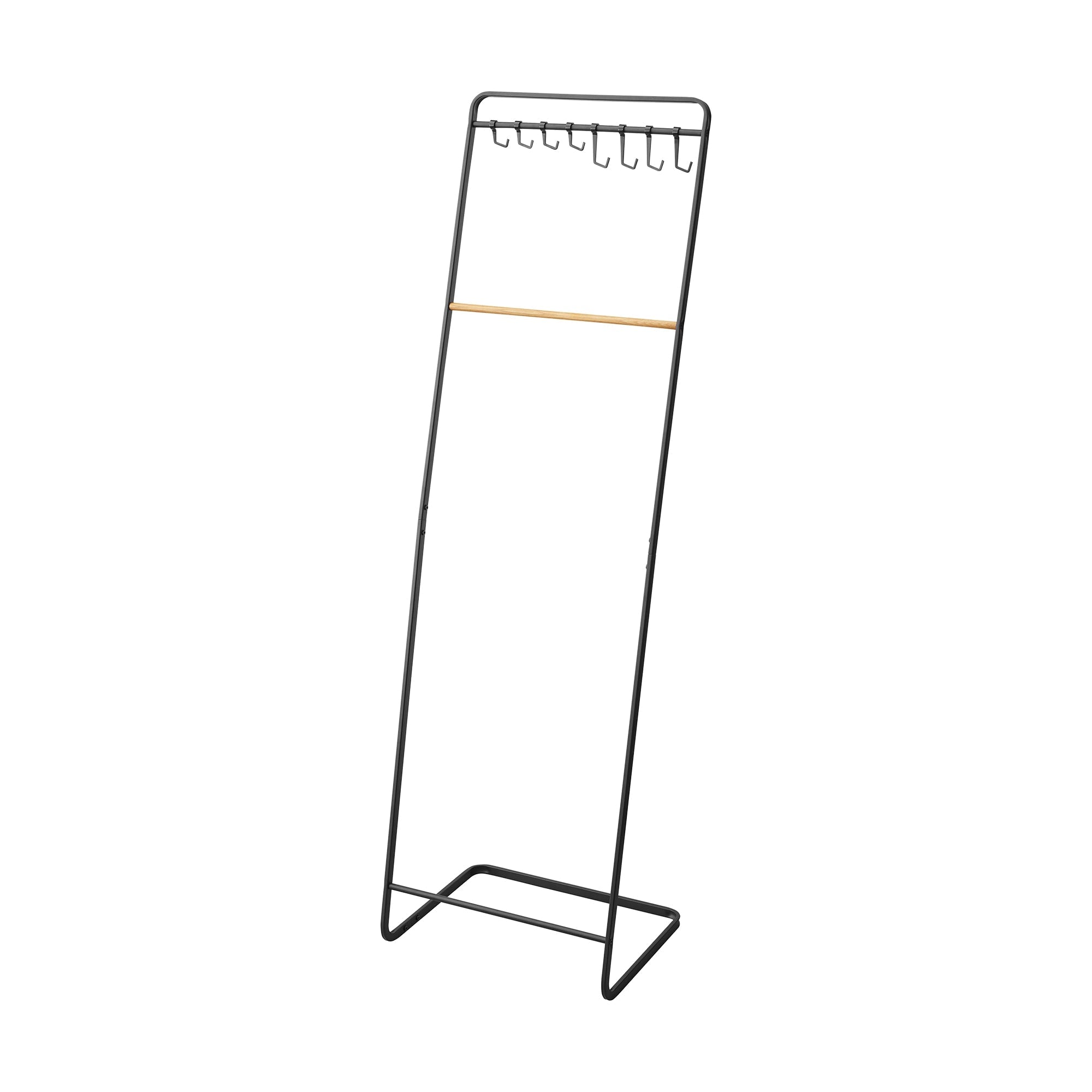 Coat Rack with Hat Storage (66 H)  - Steel + Wood