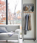 Coat Rack with Hat Storage (66 H)  - Steel + Wood