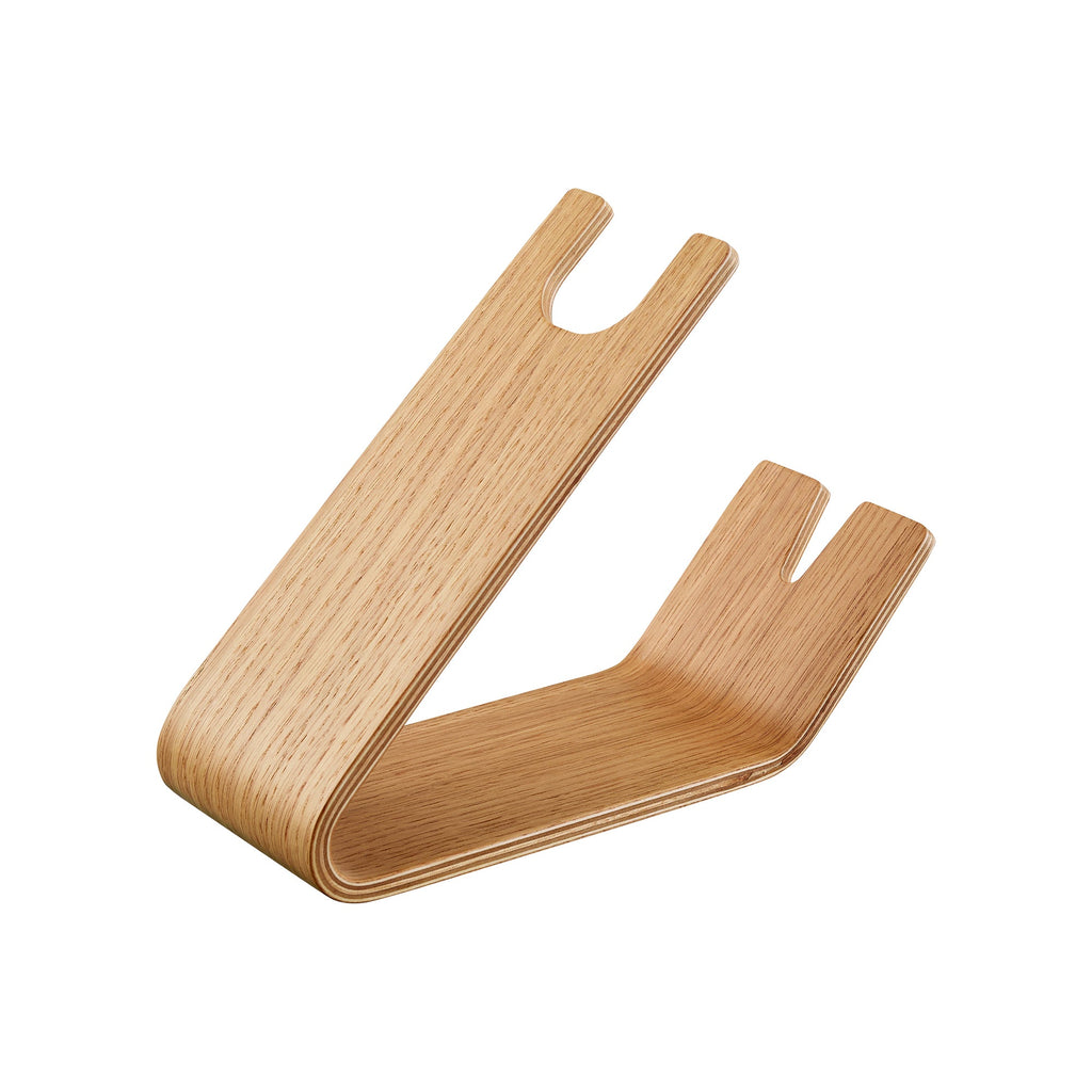 Hair Dryer and Iron Stand - Wood