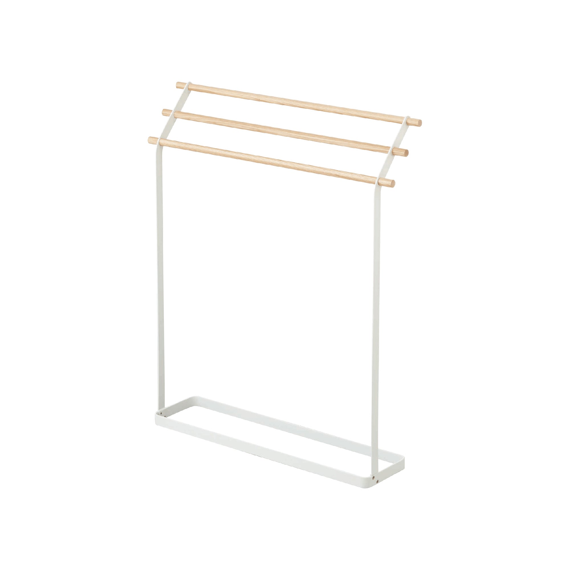 Bath Towel Rack (32 H)  - Steel + Wood