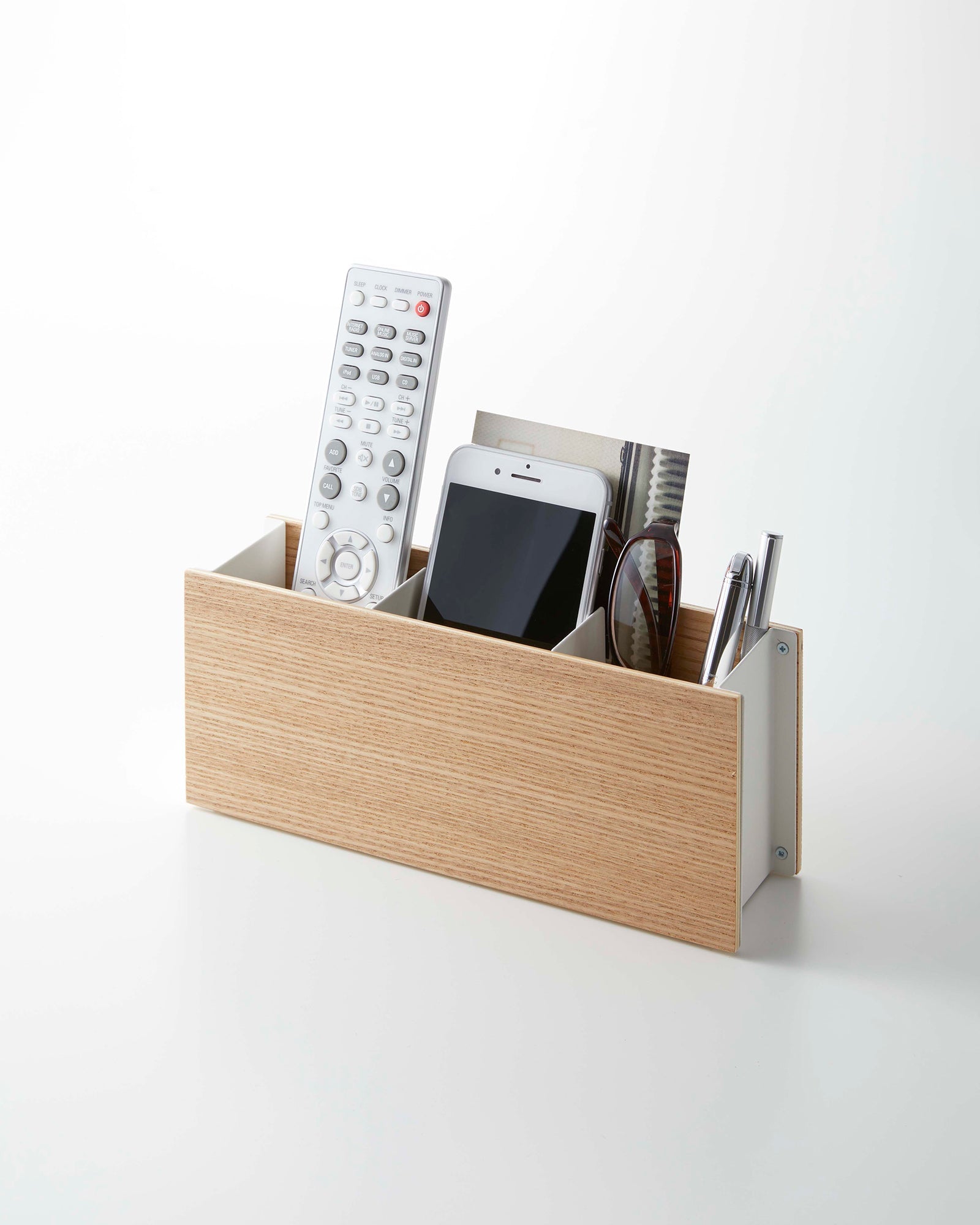 Desk Organizer - Small - Steel + Wood