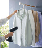 Leaning Clothes Hanger (64 H)  - Steel + Wood