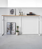Long Console Table - Open (26 H)  - Steel