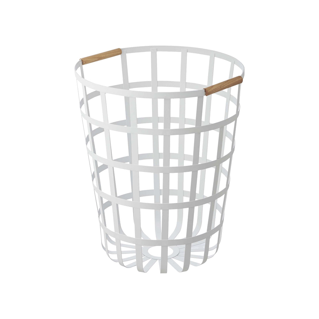 Wire Basket (18 H)  - Steel + Wood