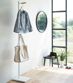 Coat Rack (63.98 H)  - Steel + Wood