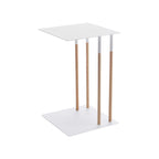 C Side Table (22 H)  - Steel + Wood