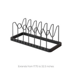 Adjustable Pot Lid Organizer - Steel