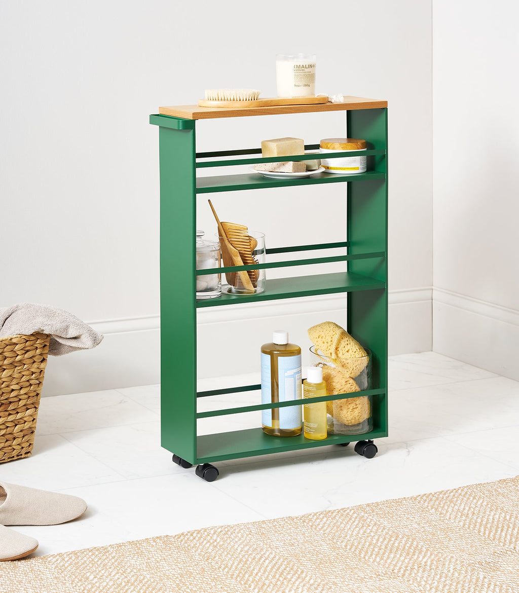 Slim Storage Cart (32 H)  - Steel