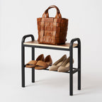 Shoe Organizer & Bench (18 H)  - Steel + Wood