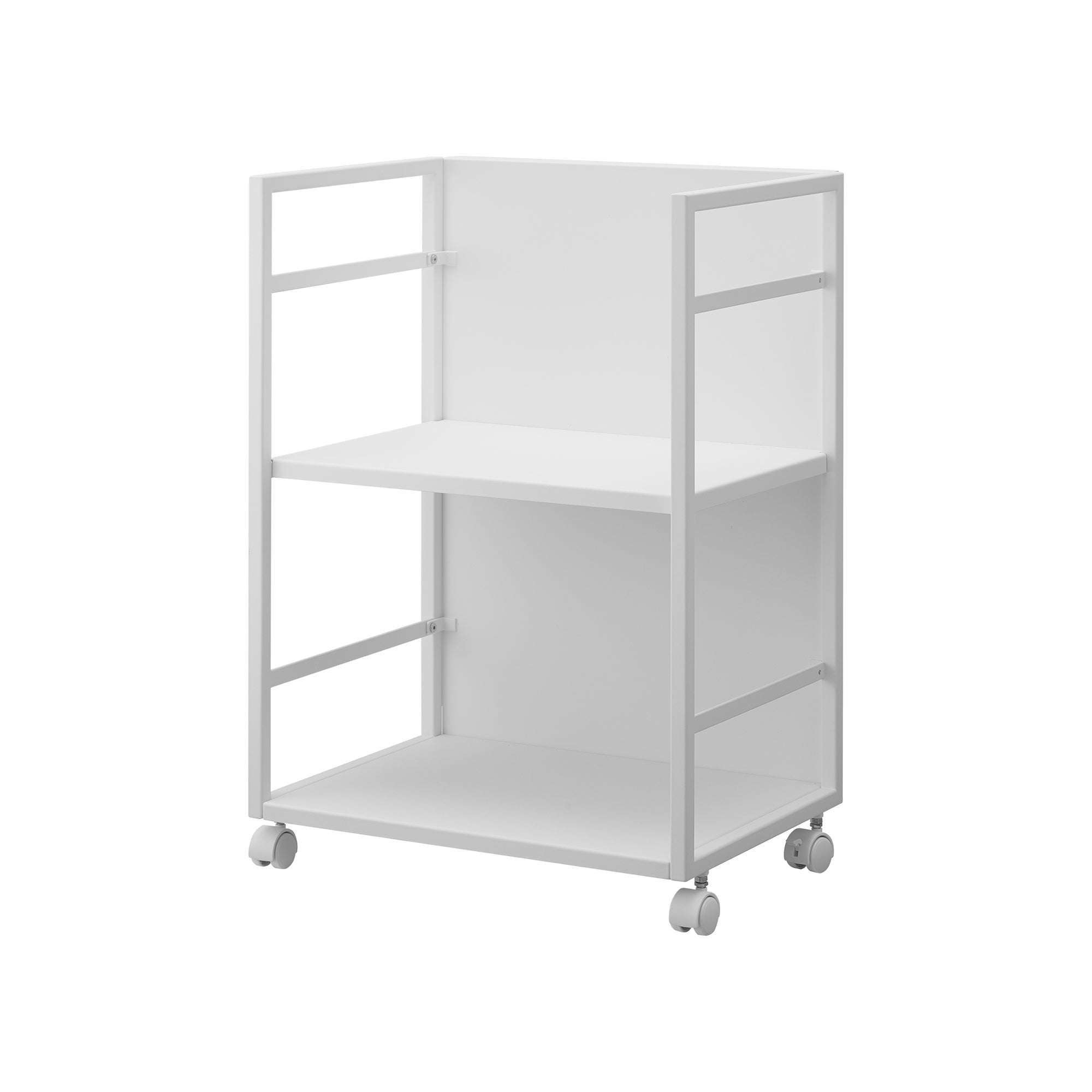 Two-Tier Hideaway Storage Cart (24 H)  - Steel