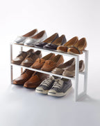 Two-Tier Expandable Shoe Rack (12 H)  - Steel