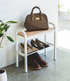 Shoe Organizer & Bench (18 H)  - Steel + Wood
