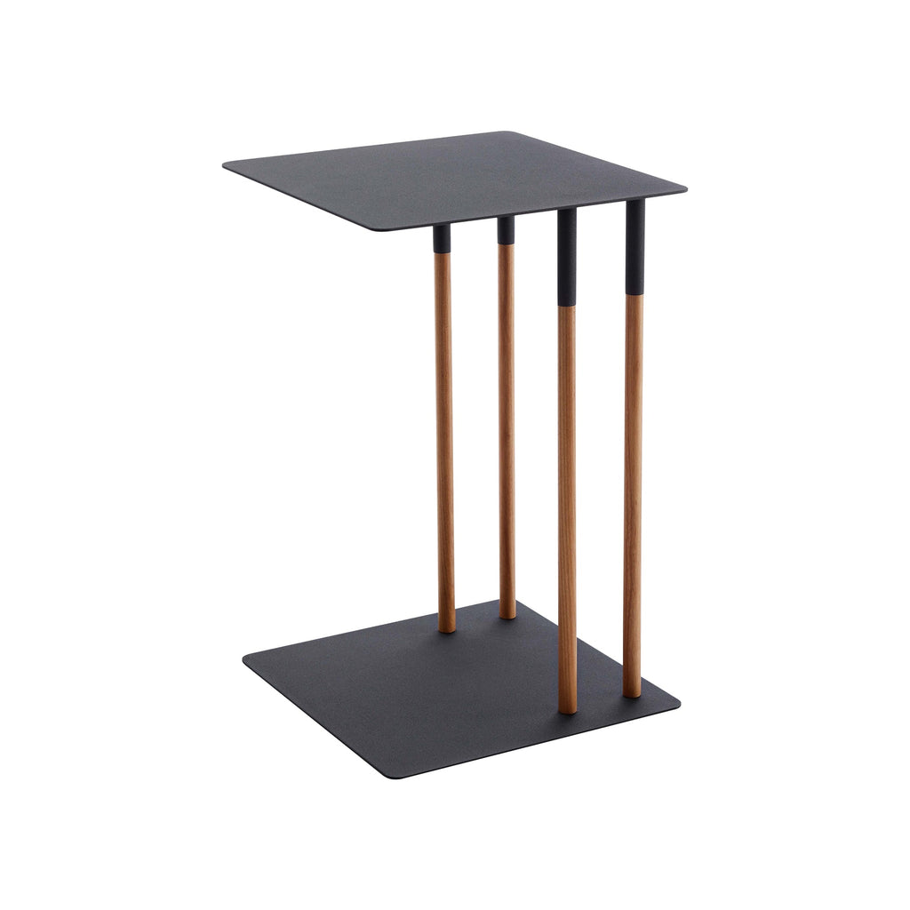 C Side Table (22 H)  - Steel + Wood