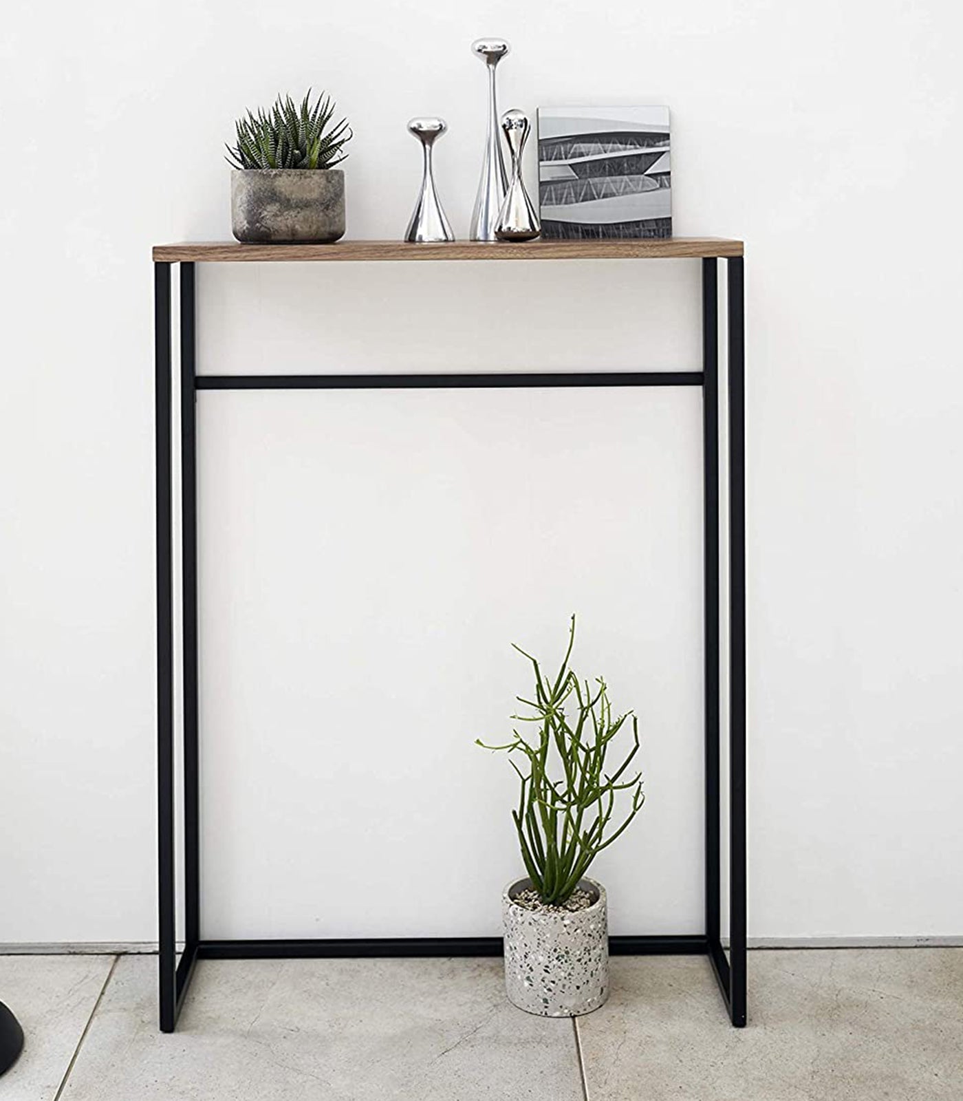 Narrow Entryway Console Table (32 H)  - Steel