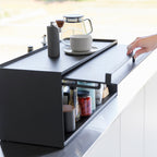 Open-Back Countertop Storage Rack - Steel