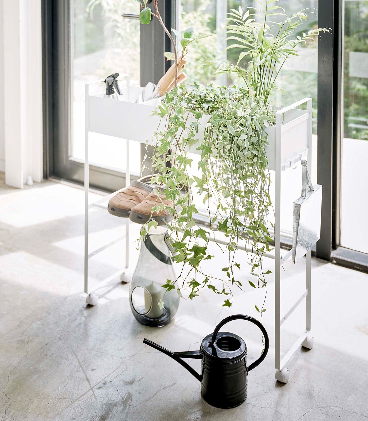 Entryway Storage Cart (29.33 H)  - Steel