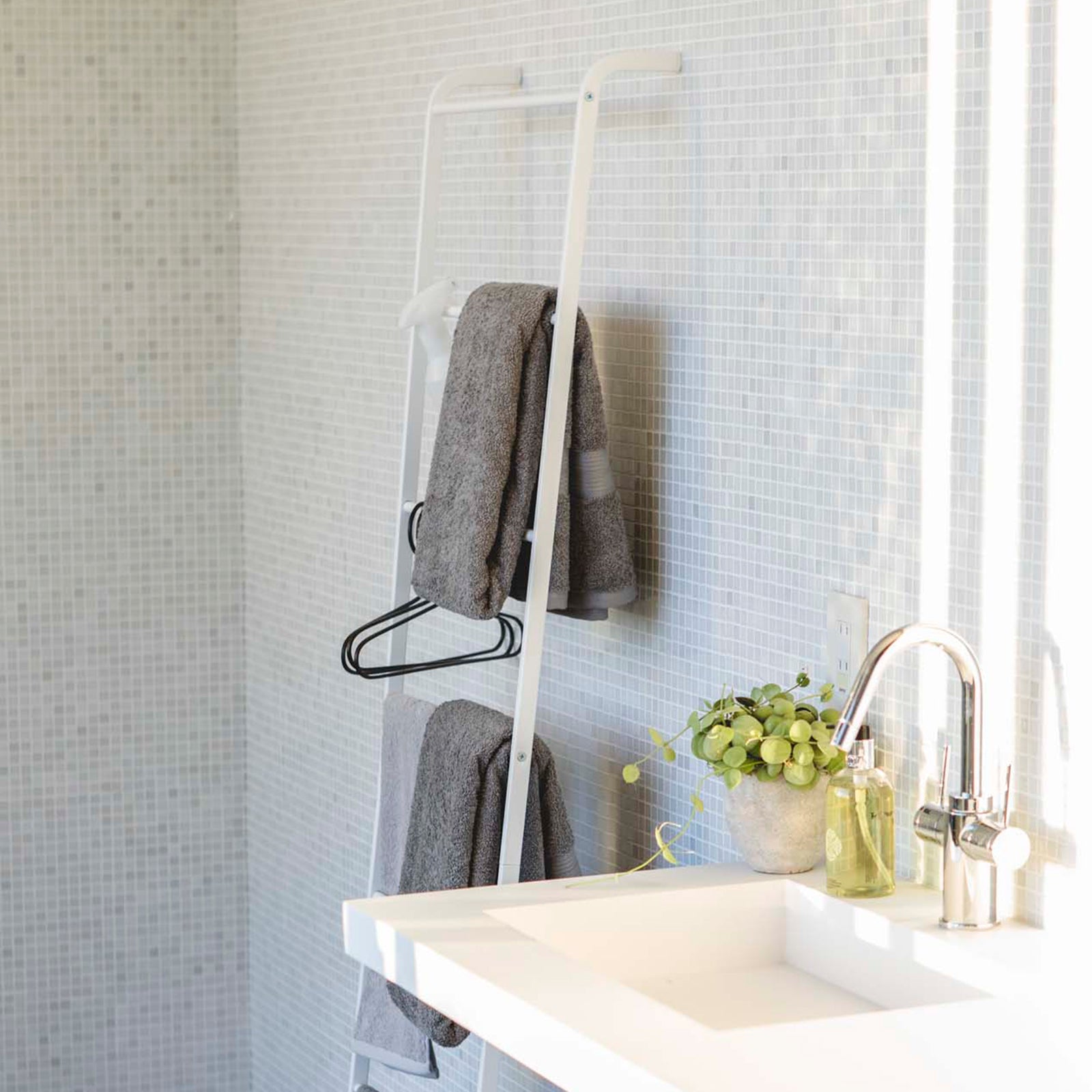 Leaning Storage Ladder (63 H)  - Steel