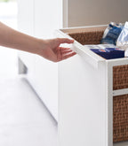 Two-Tier Hideaway Storage Cart (24 H)  - Steel