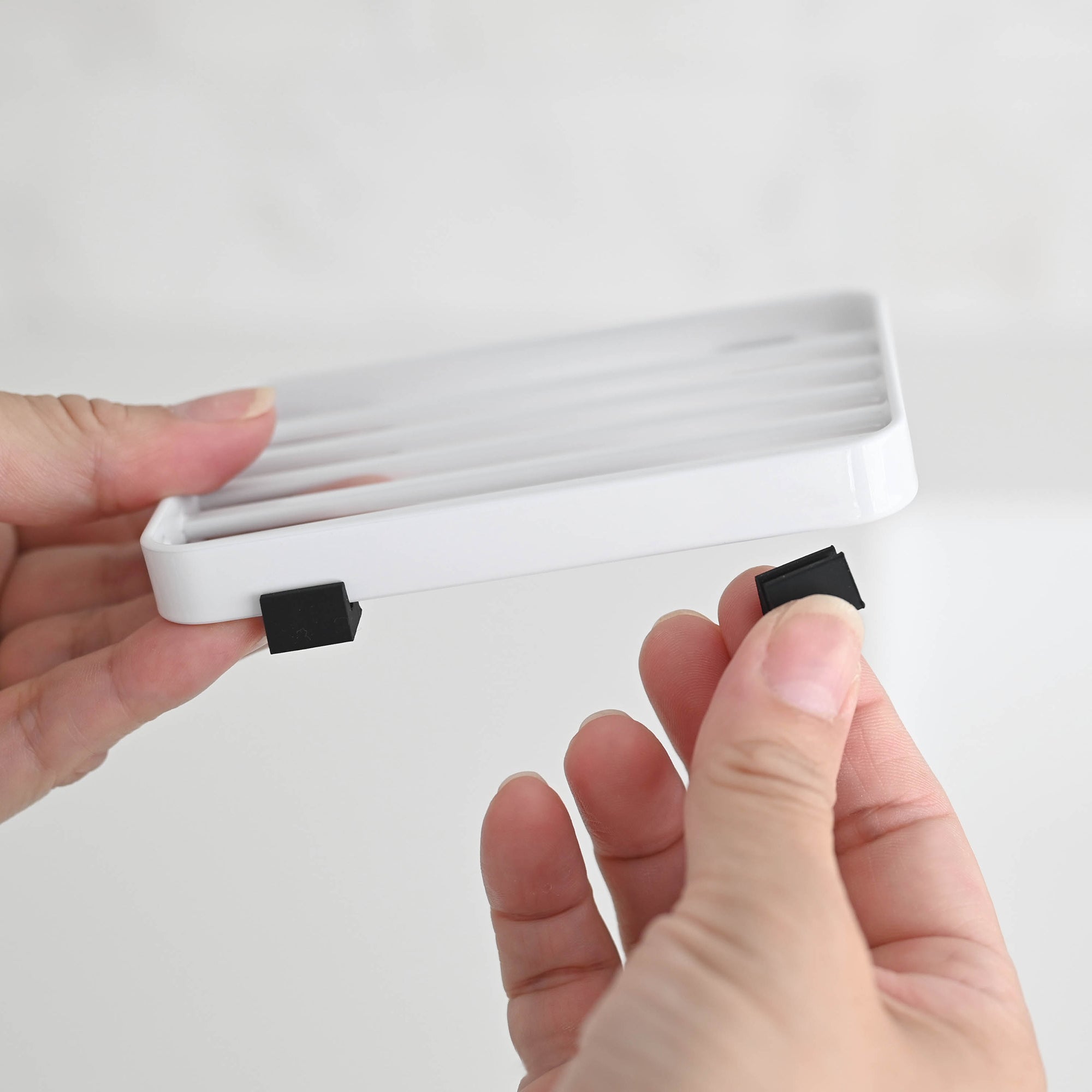 Slotted Soap Tray - Steel