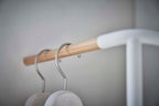 Corner Leaning Coat Hanger (63 H)  - Steel + Wood