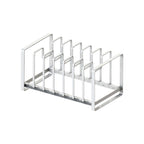 Adjustable Pot Lid and Frying Pan Organizer - Steel