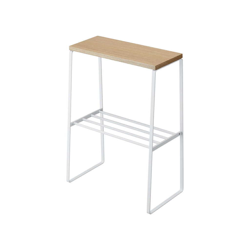 End Table (22 H)  - Steel + Wood