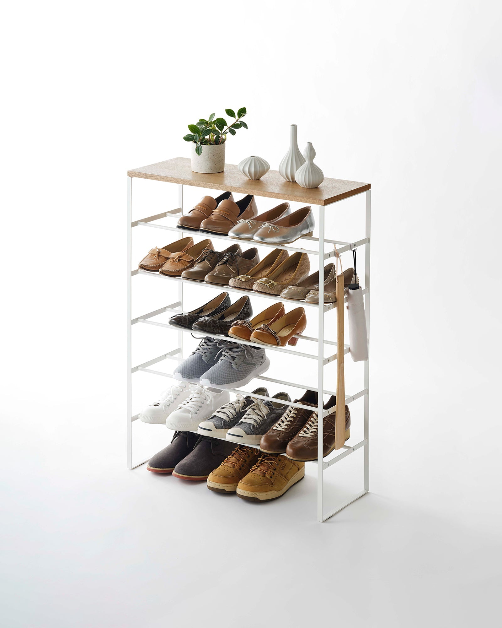 Six-Tier Shoe Rack (34 H)  - Steel