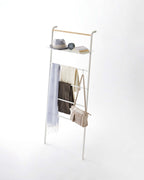 Leaning Storage Ladder With Shelf (63 H)  - Steel