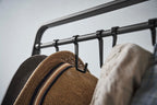 Coat Rack with Hat Storage (66 H)  - Steel + Wood