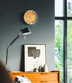 Wall Clock - Steel + Wood