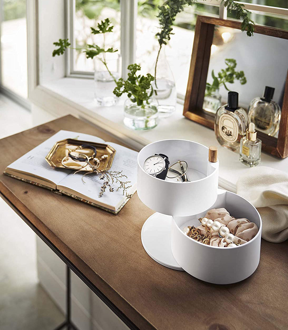 Open Top Stacked Jewelry Organizer - Large