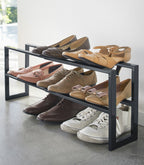 Two-Tier Expandable Shoe Rack (12 H)  - Steel
